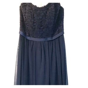 David’s Bridal Bridesmaid Tube-top Dress